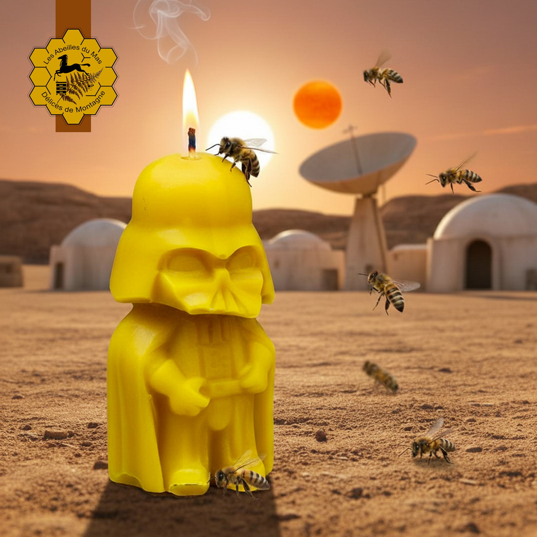 Bougie Miel Darkwador