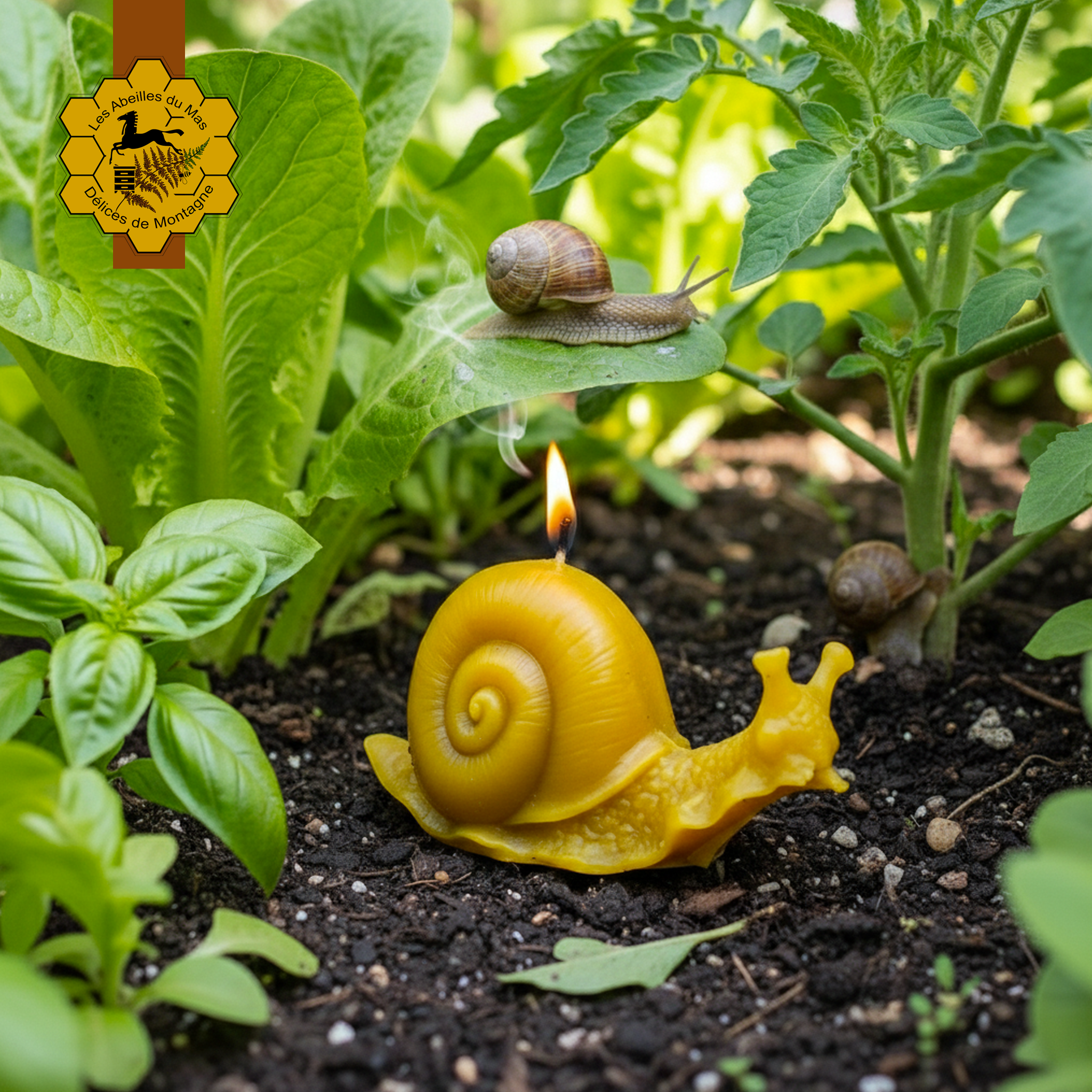 Bougie Miel Escargot