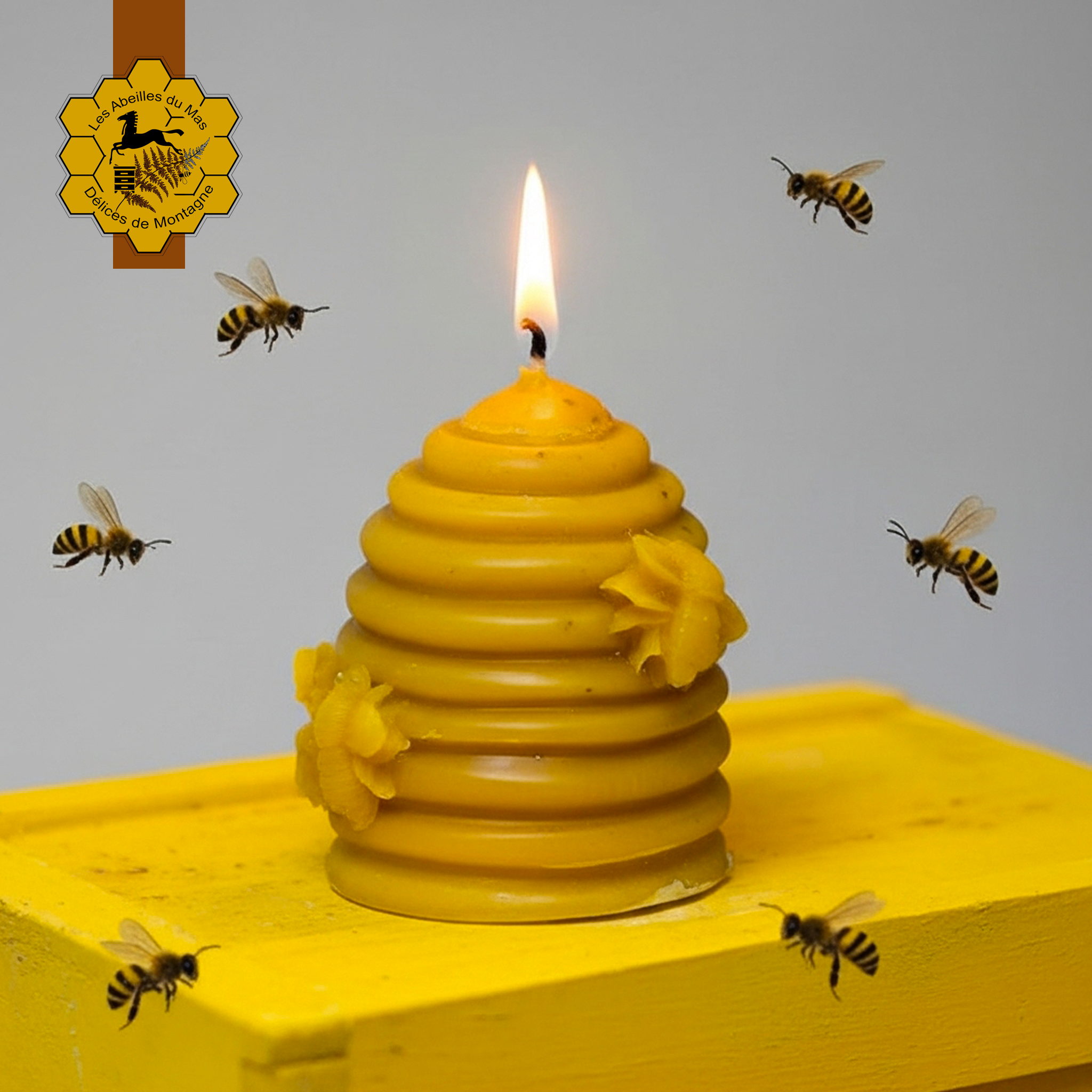 Bougie Miel Petite Ruche