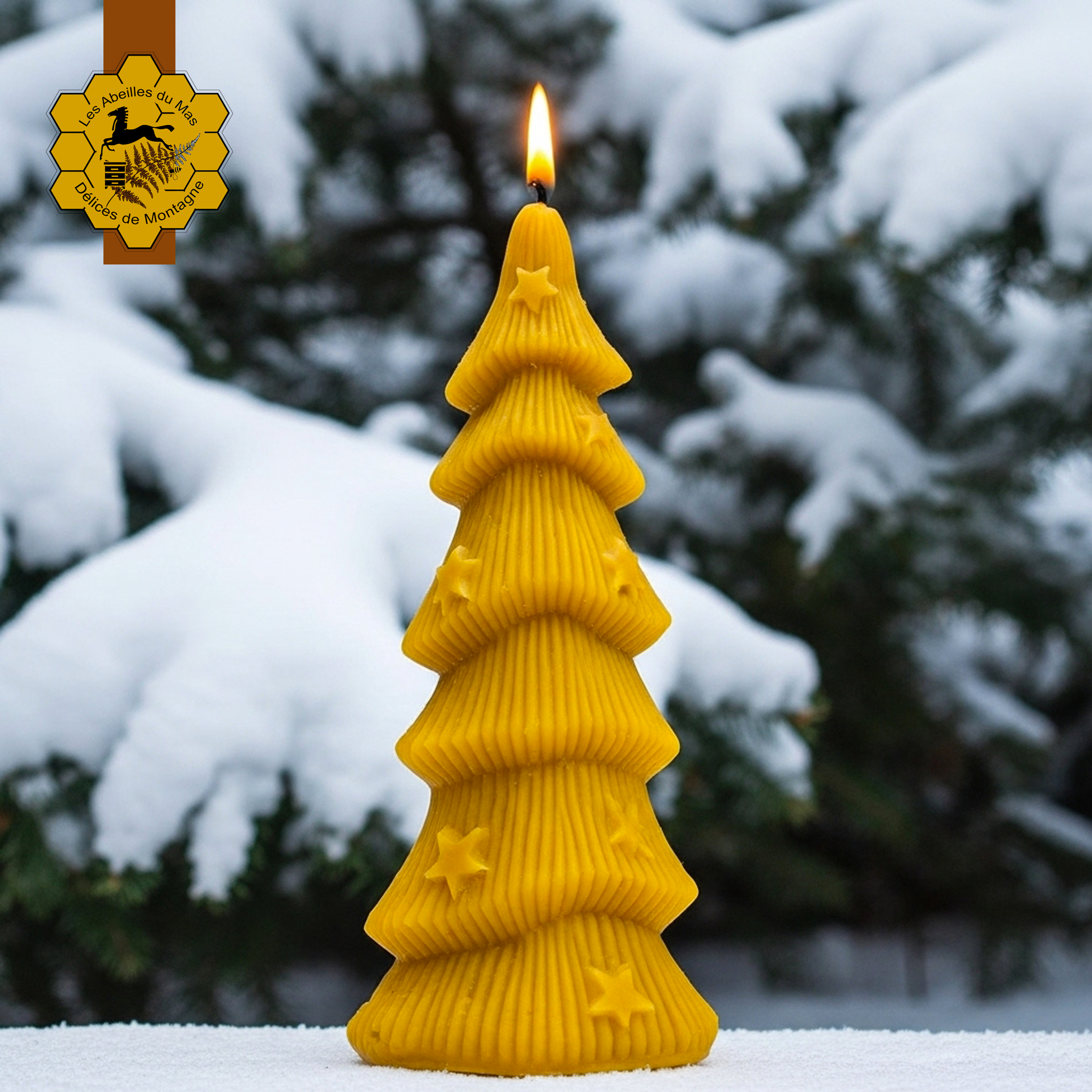 Bougie Miel Grand Sapin