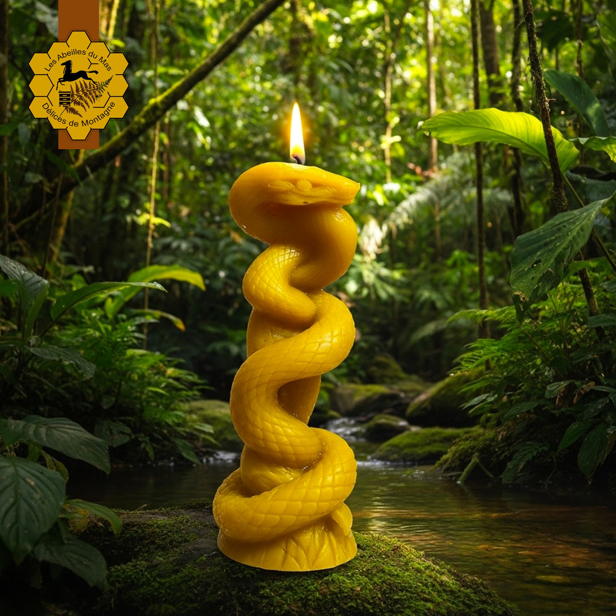 Bougie Miel Serpent